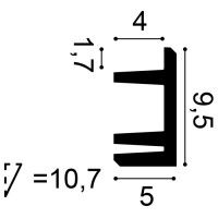 C381 Cornice illuminazione indiretta soffitto orac decor 200 cm ORAC DECOR 2 - Cimaise Tableau 