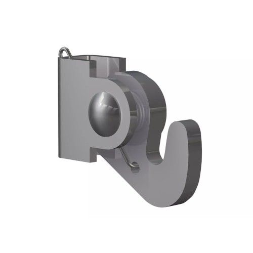 Gancio autobloccante per asta 4 x 4 (40 kg) - fissaggio al cornicione per quadri Artiteq ARTI TEQ 1 - Cimaise Tableau 