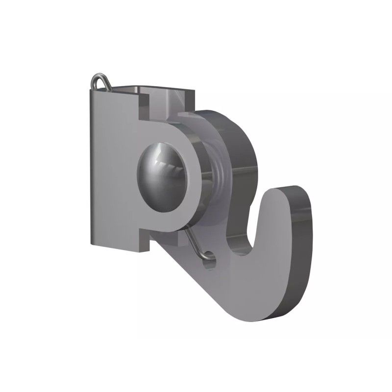 Self-locking hook for 4 x 4 rod (20kg) - picture rail fixing for artiteq painting ARTI TEQ 1 - Cimaise Tableau 