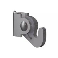 Self-locking hook for 4 x 4 rod (20kg) - picture rail fixing for artiteq painting ARTI TEQ 1 - Cimaise Tableau 