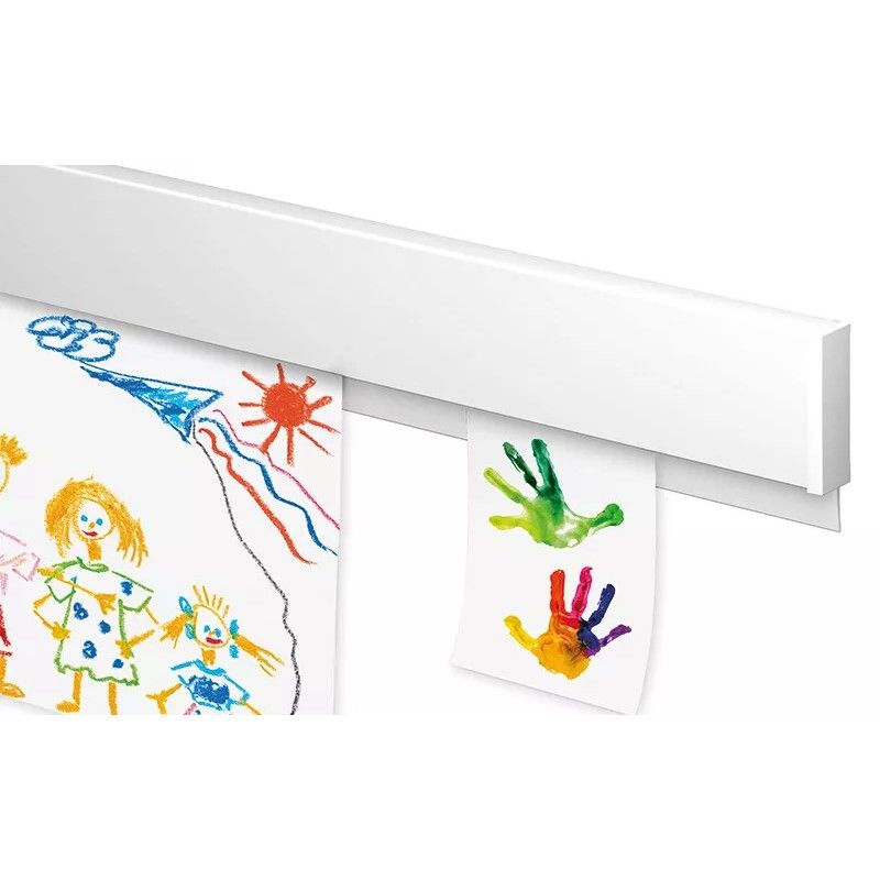 Cornice Inforail per disegni e poster (materiale di fissaggio e tappi inclusi) ARTI TEQ 1 - Cimaise Tableau 