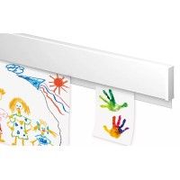 Cimaise Inforail pour dessin et poster ( Matériel de fixation et embouts inclues) ARTI TEQ 1 - Cimaise Tableau