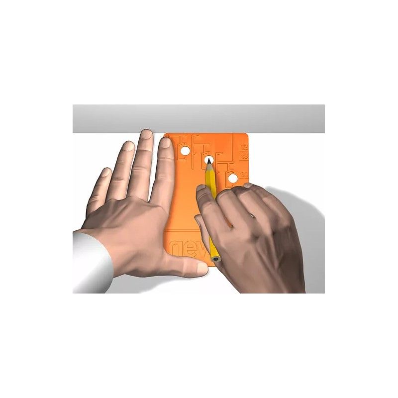 6 Stück Click & Connect für Mini Click (ZUSÄTZLICH) – Bilderschiene neu aufhängen ARTI TEQ 5 - Cimaise Tableau 