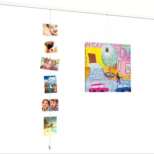 Kabel Bildermaus (MAGNETISCH) - artiteq Bilderschienenaufhängung ARTI TEQ 1 - Cimaise Tableau 