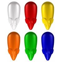 MOUSE MAGNETS COLOUR x 6 Pezzi ARTI TEQ 1 - Cimasa per Quadri