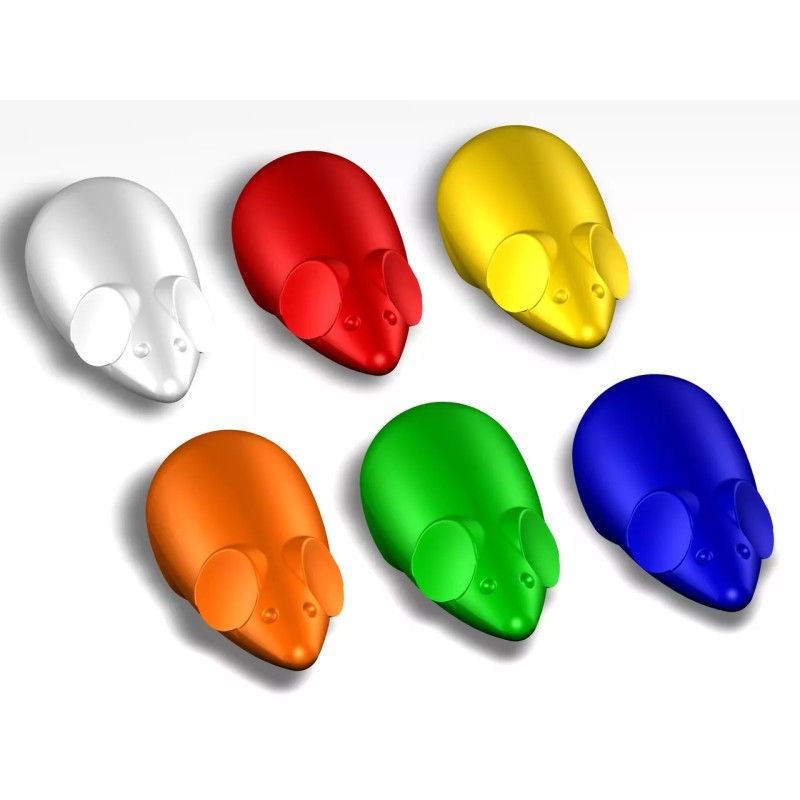 MOUSE MAGNETS COLOR x 6 Pieces ARTI TEQ 2 - Cimaise Tableau 