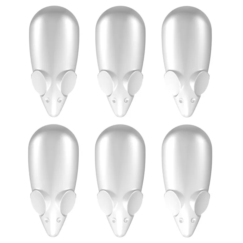MOUSE MAGNETS BLANC X 6 PIECES ARTI TEQ 1 - Cimaise Tableau 
