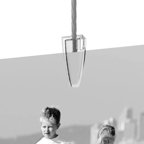 BILDERCLIP TRANSPARENT X 10 STÜCKE ARTI TEQ 1 - Cimaise Tableau 