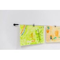 SCHWARZE PAPIERKLEMMEN VON ARTITEQ x 12 ARTI TEQ 3 - Cimaise Tableau 