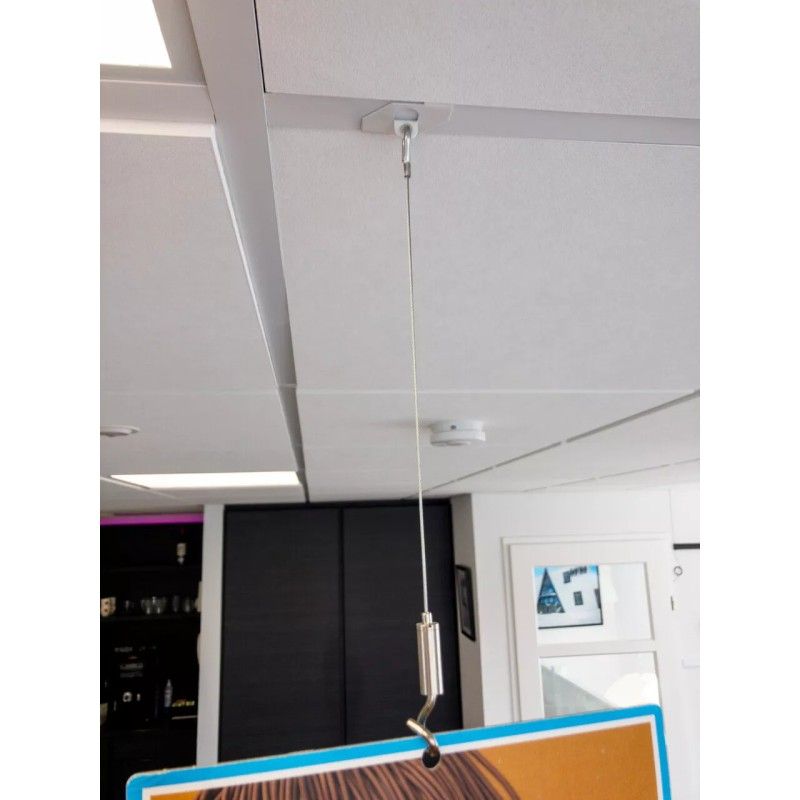 Clamping ceiling clamps for suspension Under ceiling Newly ARTI TEQ 7 - Cimaise Tableau 