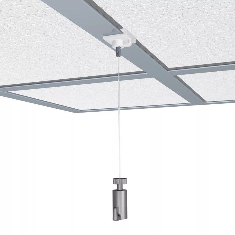 SOPORTE PARA FALSO TECHO DE PLÁSTICO BLANCO ARTITEQ ARTI TEQ 4 - Cimaise Tableau 