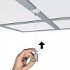 ATTACCO SOFFITTO FALSO BIANCO IN PLASTICA ARTITEQ ARTI TEQ 8 - Cimaise Tableau 