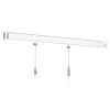 Riel para cuadros de doble pared hasta 80 kg , riel y deslizador, 200 cm TRACK & SLIDE 14 - Cimaise Tableau 
