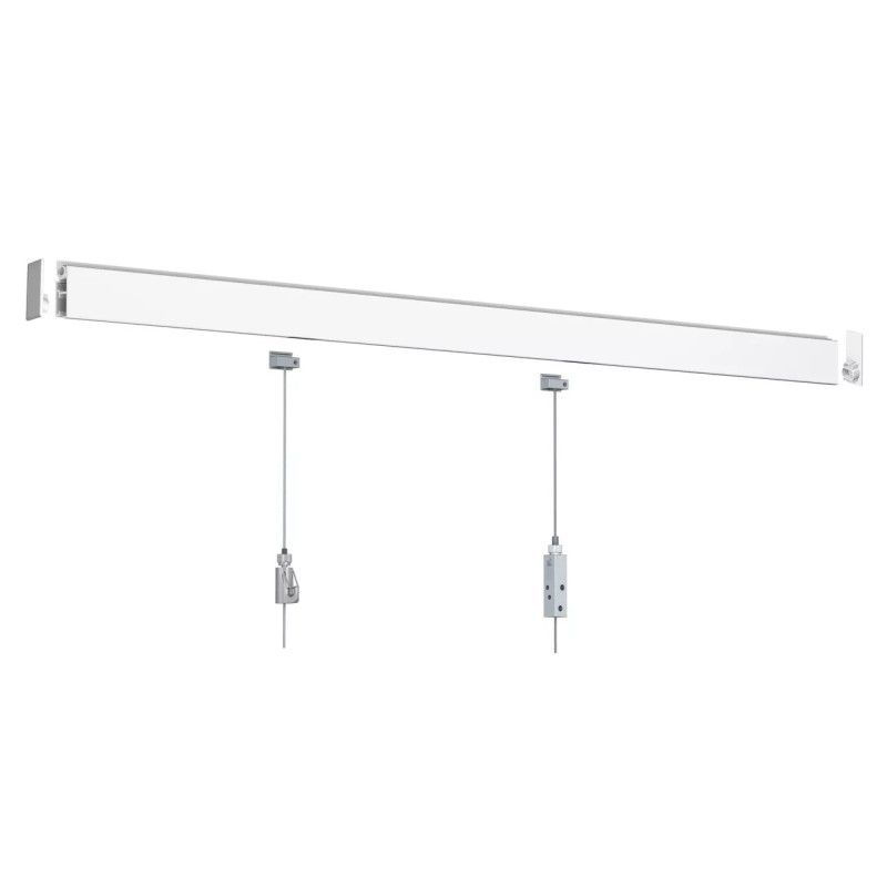 Doppelwandige Bilderschiene bis 80 kg , Schiene & Schieber, 200 cm TRACK & SLIDE 14 - Cimaise Tableau 