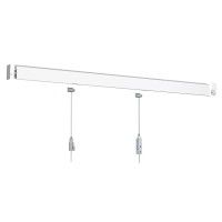Doppelwandige Bilderschiene bis 80 kg , Schiene & Schieber, 200 cm - système d'accrochage et décoration - détail 8