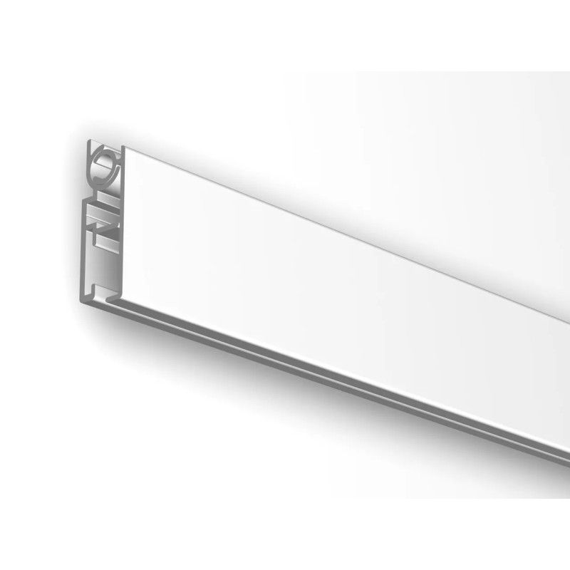 Riel para cuadros de doble pared hasta 80 kg , riel y deslizador, 200 cm - système d'accrochage et décoration