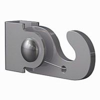 Gancho autoblocante para varilla de 4 x 4 (60 kg) - accesorio de riel para cuadros para tablero artiteq ARTI TEQ 2 - Cimaise Tab