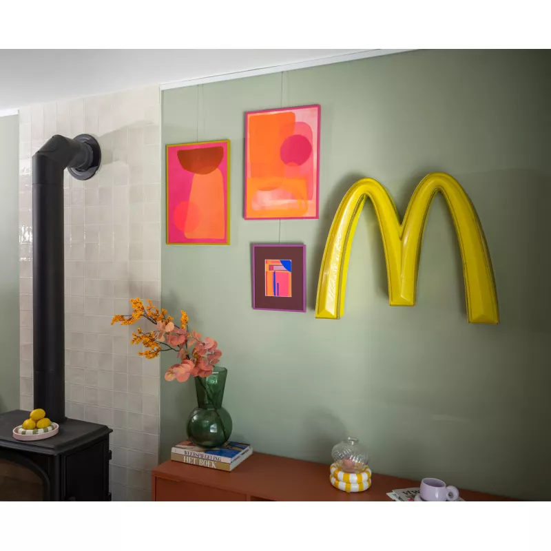 Cimase click rail + clips di fissaggio + viti e tasselli - cornici per quadri artiteq ARTI TEQ 16 - Cimase Quadro