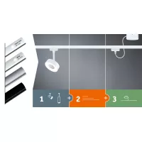 URail Paulmann - Bildbeleuchtung für die Deckenschienen PAULMANN 12 - Cimaise Tableau 