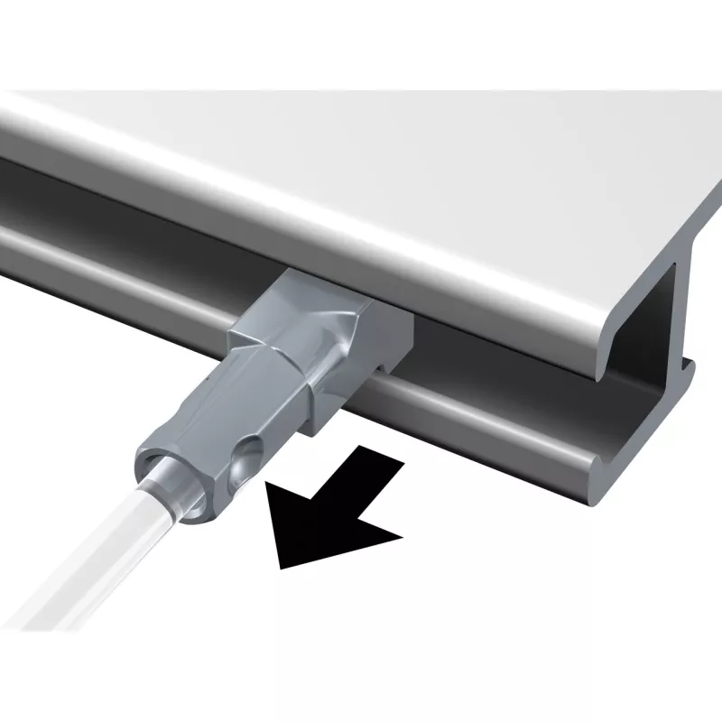 Hilos de Perlon Twister - 2 mm (INSERCIÓN DESDE ABAJO) - rieles para colgar cuadros artiteq ARTI TEQ 19 - Cimaise Tableau 