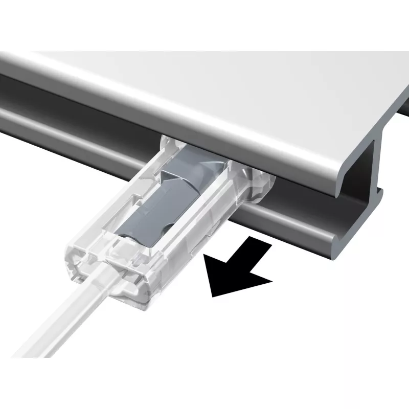 Twister Click2Fix - 2 mm ( INSERTION BY THE DESSOUS ) - table artiteq ARTI TEQ 6 - Cimaise Tableau 