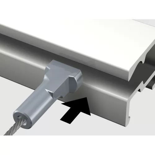 Fils acier twister Micro pour cimaise ( 1 mm ) - accrochage cimaise tableau artiteq ARTI TEQ 2 - Cimaise Tableau 