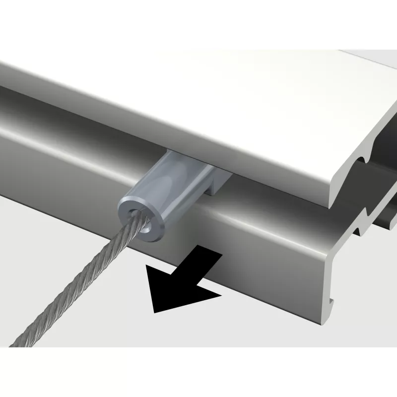 Twister Stahldraht Micro für Kerzen ( 1 mm ) - Tisch artiteq ARTI TEQ 4 - Cimaise Tableau 
