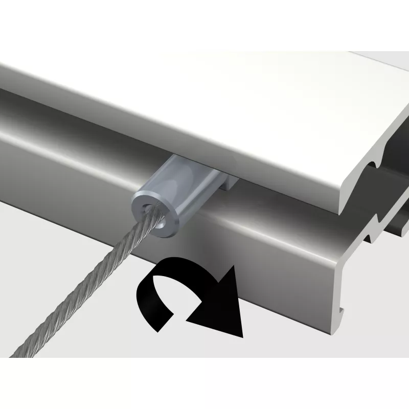 Fil twister perlon Micro pour cimaise ( 1 mm ) - accrochage cimaise tableau artiteq ARTI TEQ 2 - Cimaise Tableau 