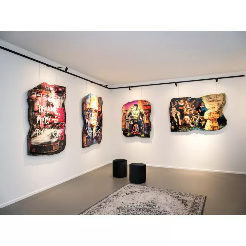 Illume Duo Rail (48V) - Cimaise lumineuse Artiteq 6 - Cimaise Tableau 