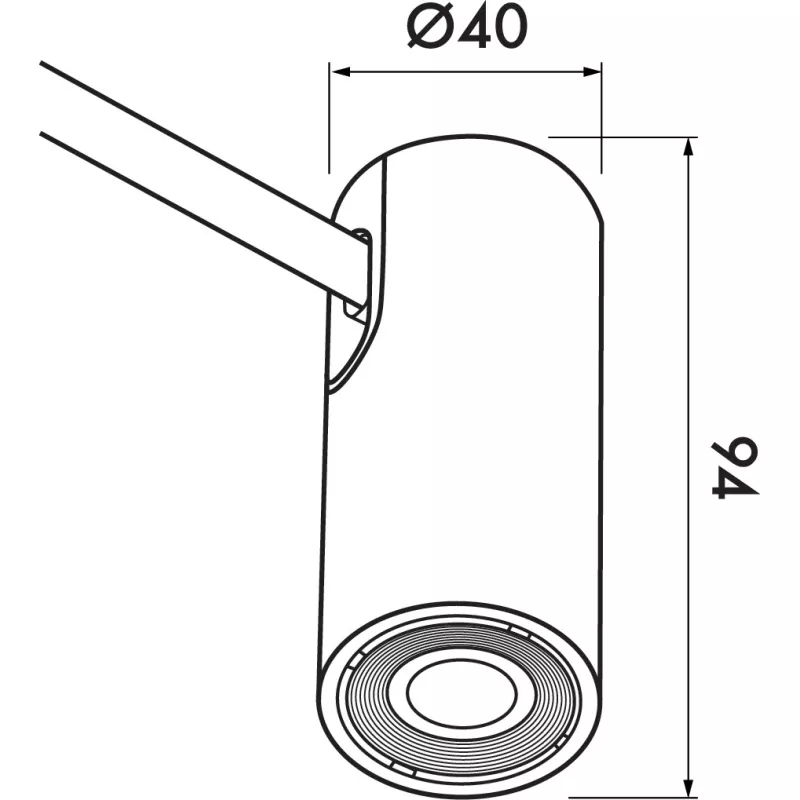 Beam spotlight for Illume Duo (30 cm ) Artiteq 6 - Cimaise Tableau 