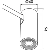 Foco de haz para Illume Duo (30 cm ) - système d'accrochage et décoration - détail 2