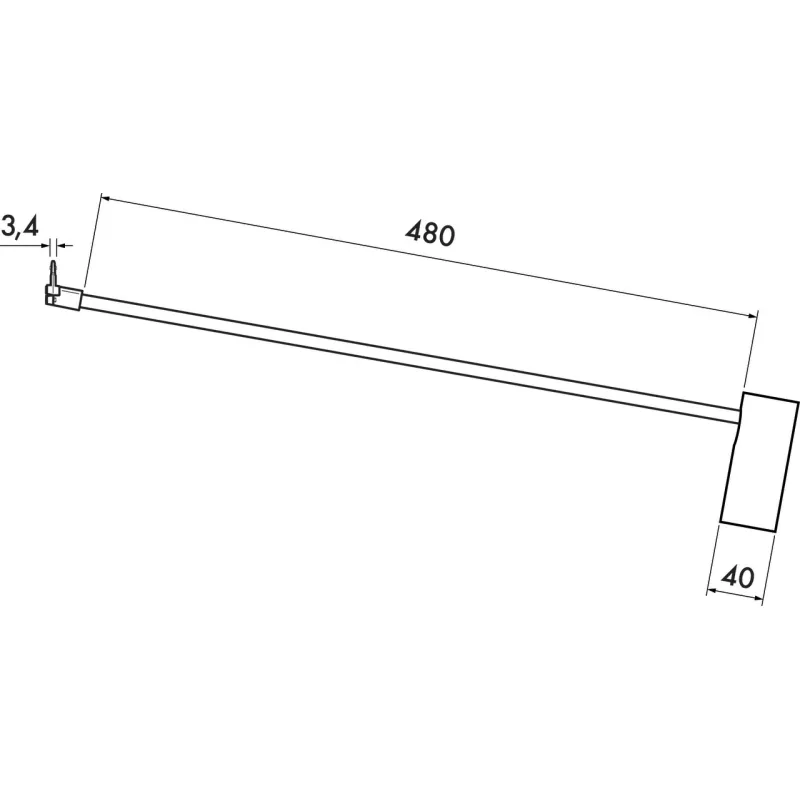 Spot Luminaire Beam pour Illume Duo (30 cm) Artiteq 14 - Cimaise Tableau 