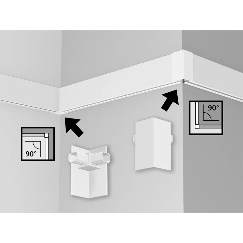 Illume Duo Rail (48V) - Cimaise lumineuse ARTI TEQ 10 - Cimaise Tableau 