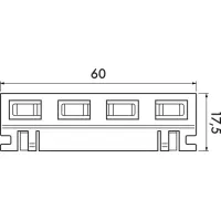 48V Straight Connector - système d'accrochage et décoration - détail 3