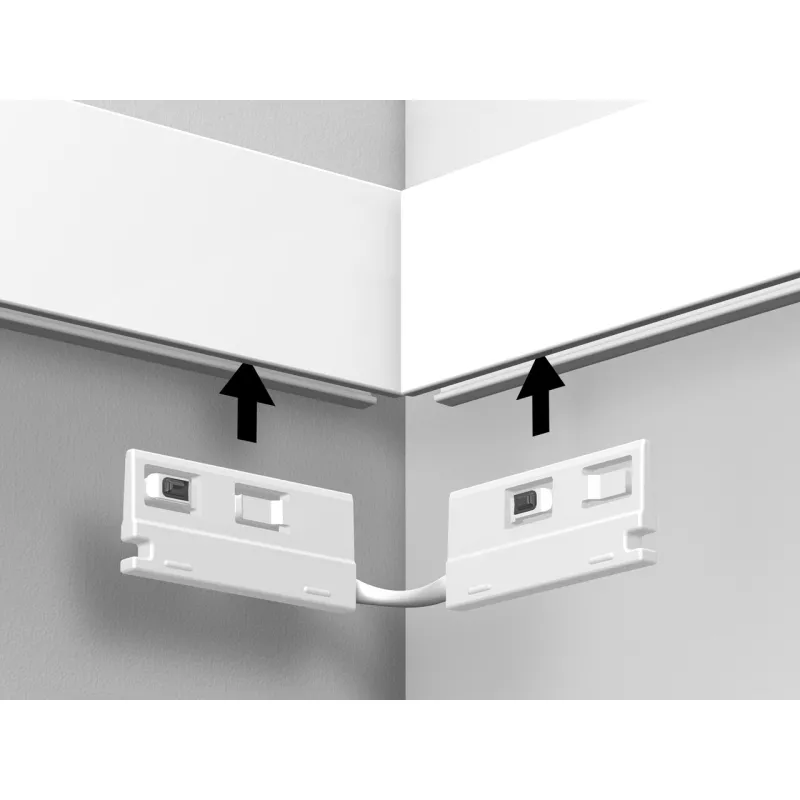 Connecteur 48V d'angle (Flex 300) - système d'accrochage et décoration