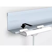 Attaches de suspension blanches pour faux plafond 4kg - système d'accrochage et décoration - détail 5