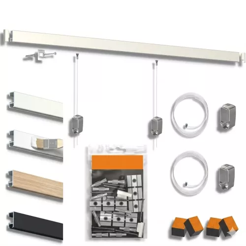 Paquete de silla ECO artiteq con riel de clic Cimaise Tableau 1 - Cimaise Tableau 