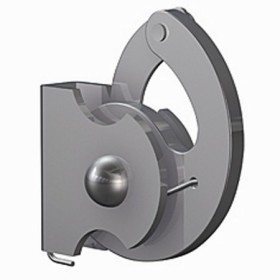 Diebstahlsicherer Haken für Stange 4 x 4 mm (100 kg) – Bilderschienenbefestigung für Artiteq-Bild ARTI TEQ 2 - Cimaise Tableau