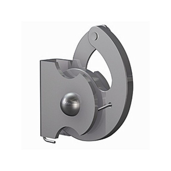 Anti-theft hook for 4 x 4 mm rod (100 kg) - picture rail fixing for artiteq painting ARTI TEQ 2 - Cimaise Tableau