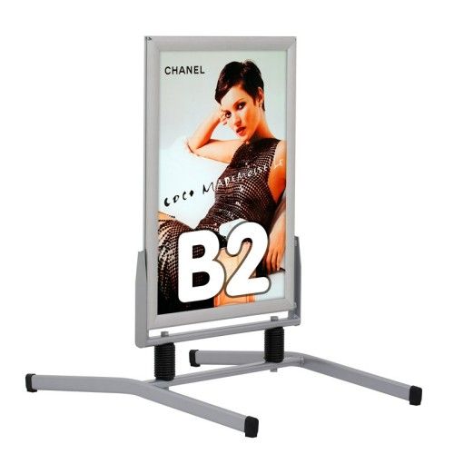 Stop Eco Swingmaster in alluminio per marciapiedi. M&T DISPLAYS 2 - Cimaise Tableau 