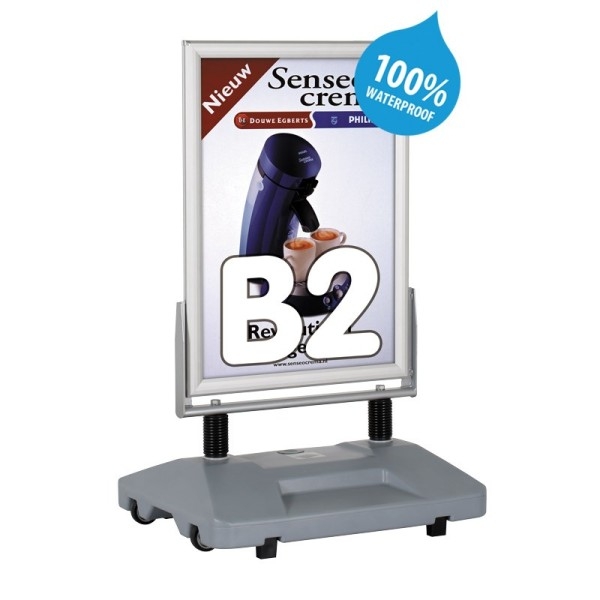 Stop trottoir Rollerbase ECO Windmaster M&T DISPLAYS 2 - Cimaise Tableau