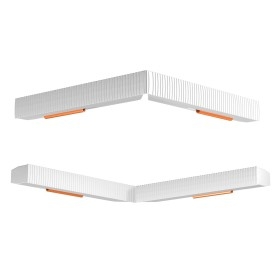 Set Kit conector (Conexión recta y en ángulo) ARTI TEQ 2 - Cimaise Tableau