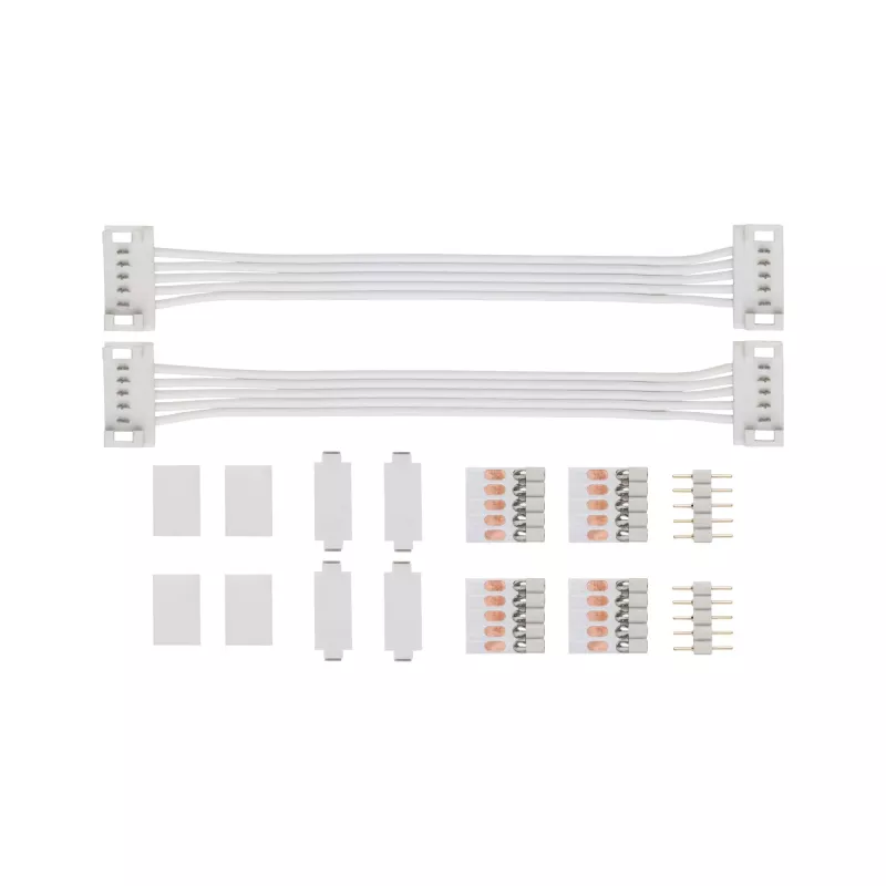 MaxLED Accessories Connector 2-Piece Set Universal Connector White - système d'accrochage et décoration