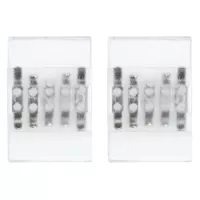 MaxLED Zubehör Clip-zu-Clip-Verbinder Weiß - système d'accrochage et décoration - détail 2