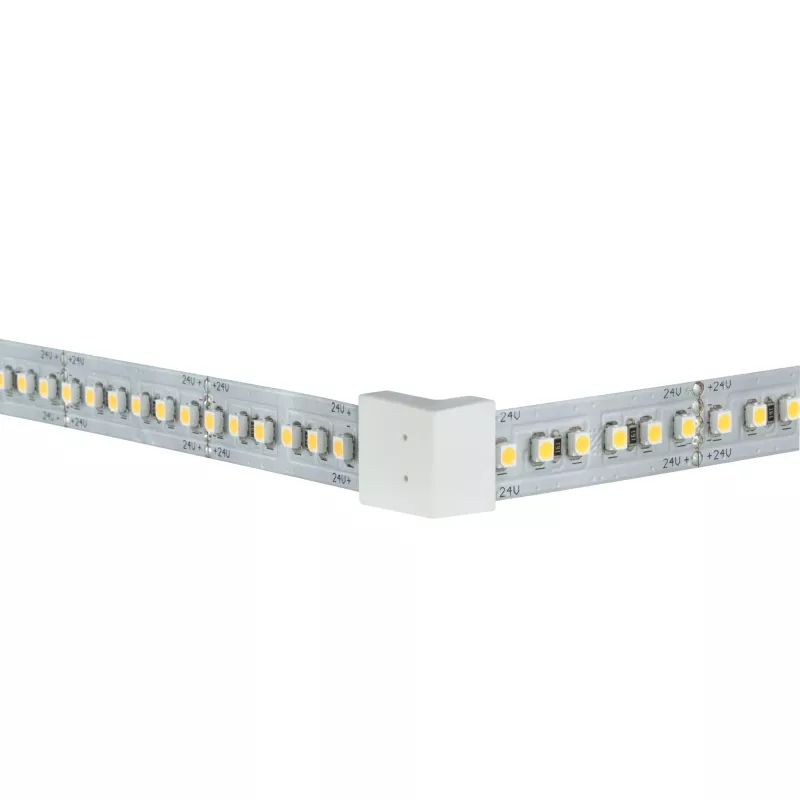 Conector de esquina MaxLED Accessories 17x16mm máx. 144W Blanco