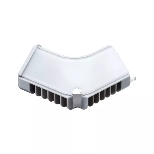 Profilé de strip LED Corner Connecteur Inside Edge – Pack de 2 Gris