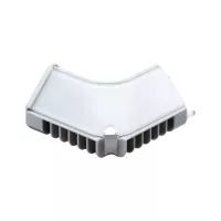 Eckverbinder LED Streifenprofile (Innenkante) – 2er-Pack, Grau - système d'accrochage et décoration - détail 1