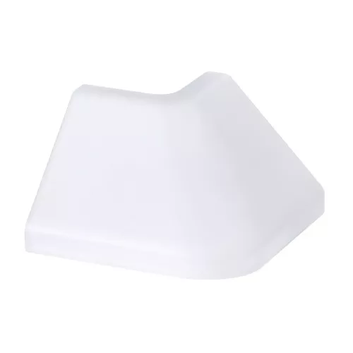Delta LED Streifenprofilverbinder Außenecke – 2er-Pack, seidenmatt