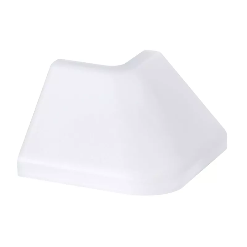 Delta LED Strip Profile Connector Outside Corner – Pack of 2 Satin Finish - système d'accrochage et décoration