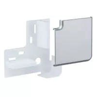 Conector de esquina de 90° para perfil de tira LED doble – Paquete de 2 unidades, aluminio mate - système d'accrochage et décoration - détail 2